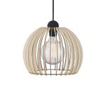 Nordlux Luce pendente Chino 30 E27 Marrone - Legna | Max. 60W