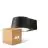 Confezione Multipack 4x D'Lite Luce Da Parete Lira Nero 7W 600lm 830 Luce Calda -  | IP54